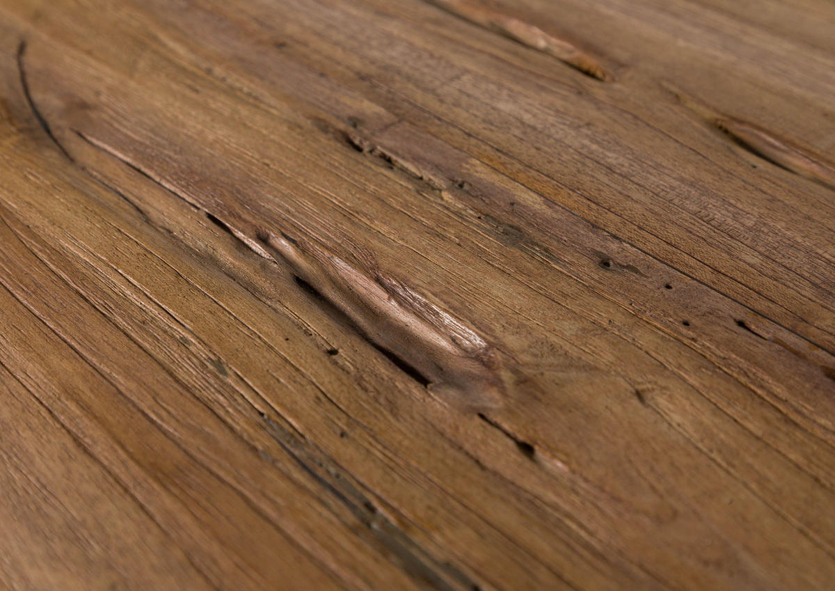 BASSANO Esstisch #170 220x100x78 Teak natur - Naturfarben, Holz (220/100/78cm) - Massivmoebel24