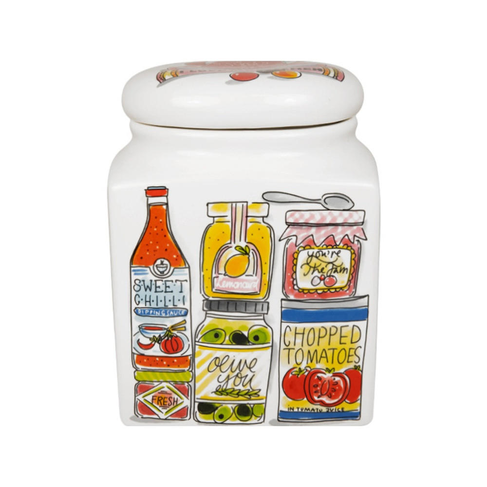 VORRATSDOSE Blond Birthday - I Love My Kitchen in Bunt - 26cm - Multicolor, Keramik (20.5/26/20.5cm) - Blond Amsterdam