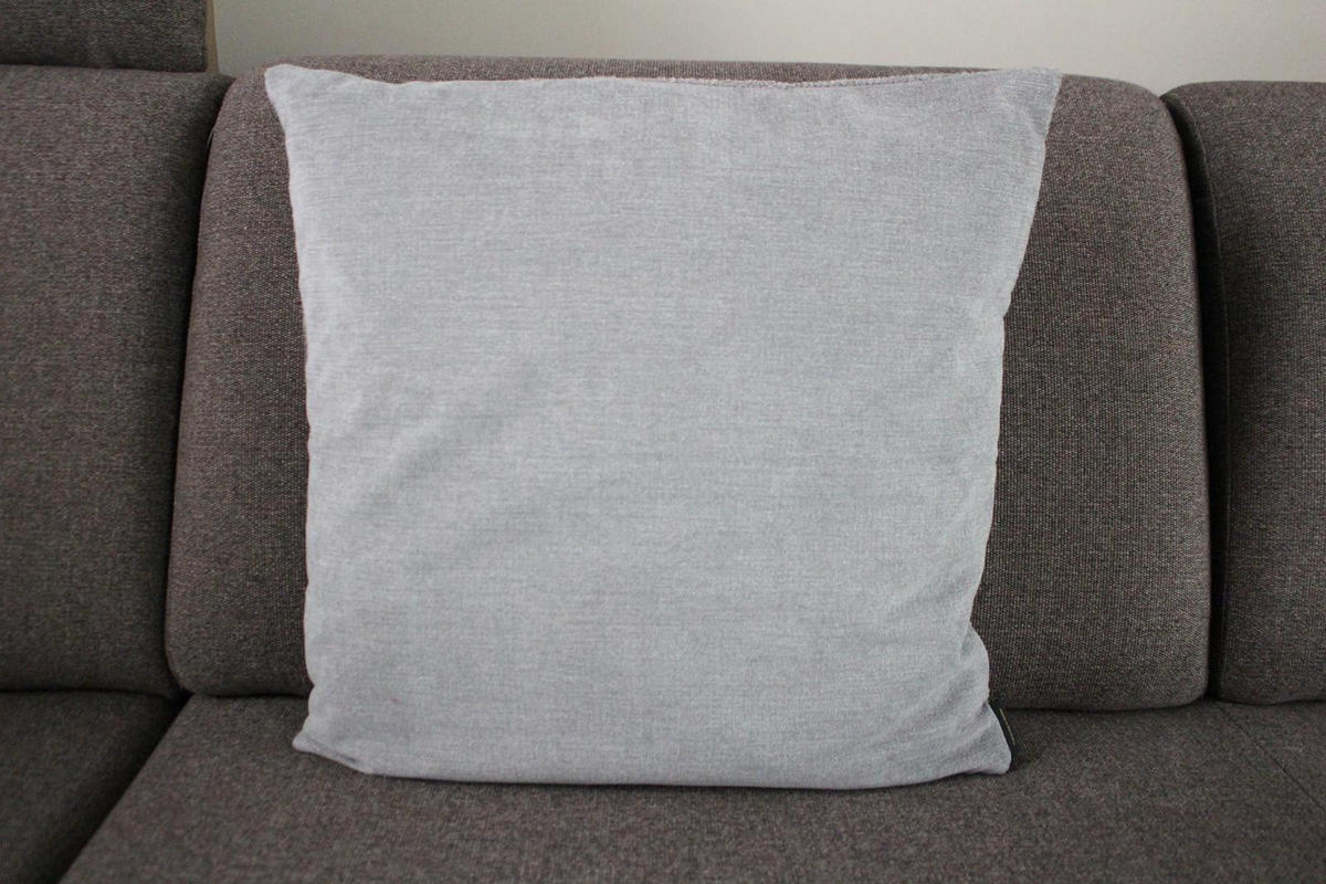 KISSENHÜLLE BAYRON - Grau, Textil (50/50cm) - Yve! decoration