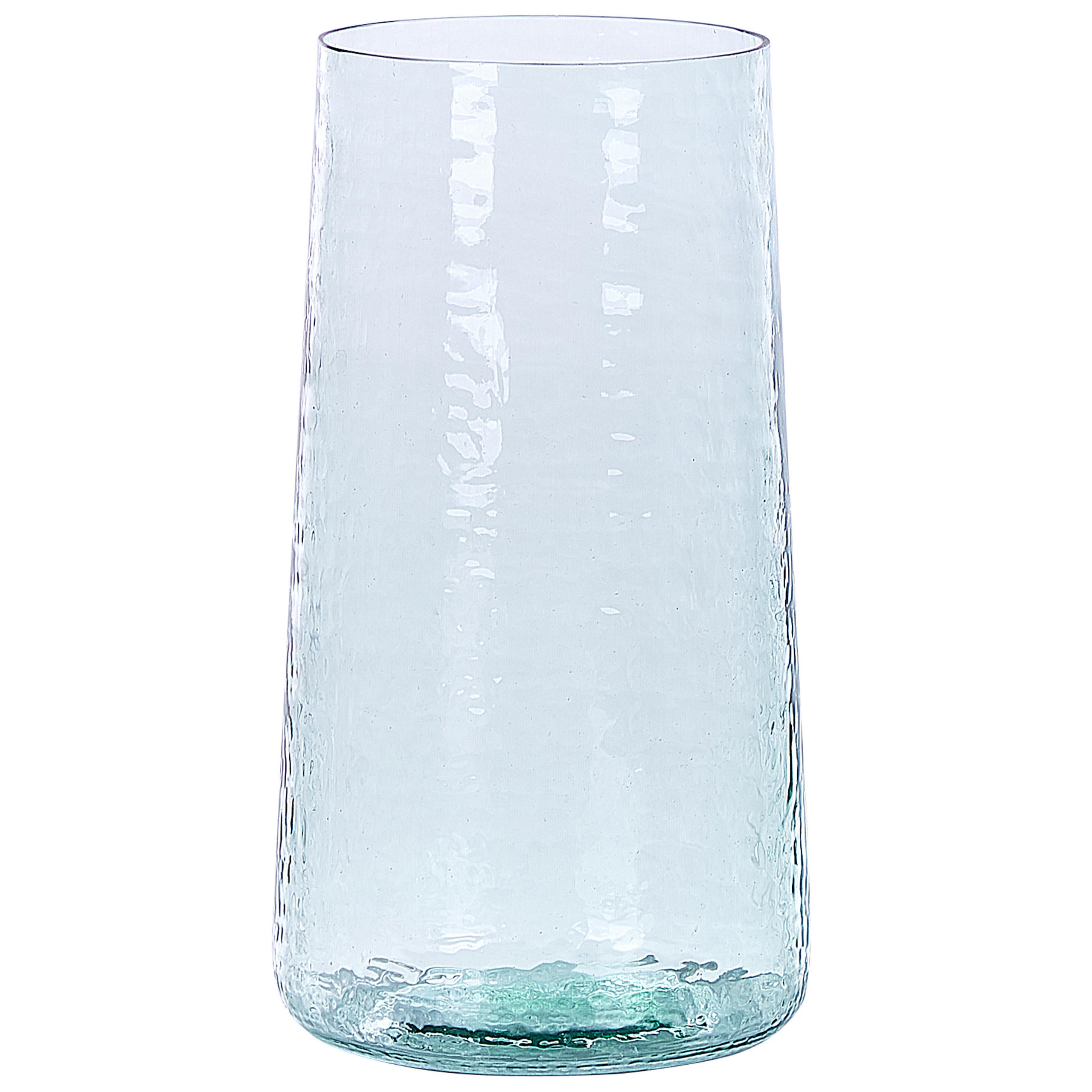 DEKOVASE Glas transparent Kulche - Transparent, Glas (25cm) - Beliani
