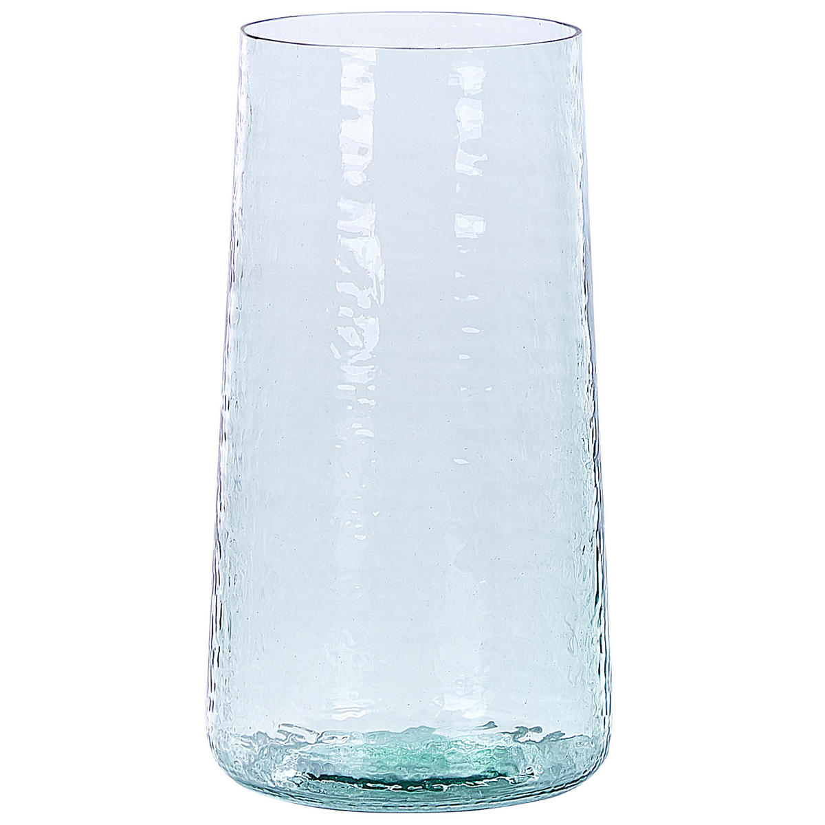 DEKOVASE Glas transparent Kulche - Transparent, Glas (25cm) - Beliani