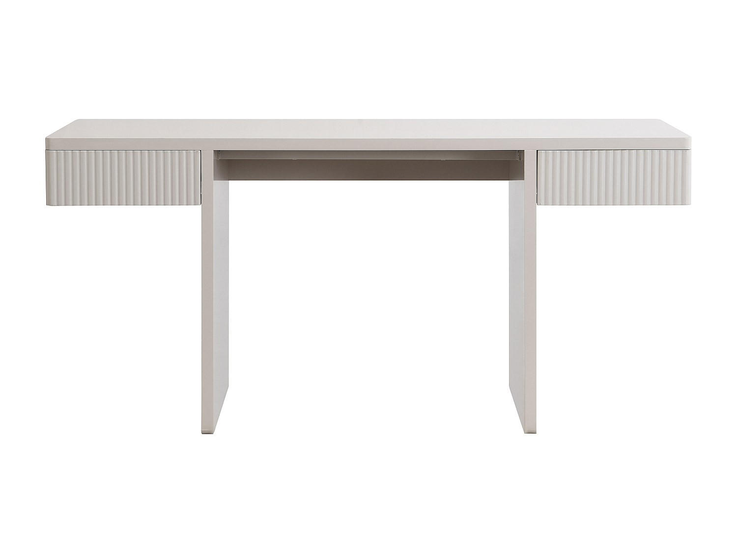 SCHREIBTISCH - 160 cm x 60 cm - holz - beige Prylo - Beige, Holz (60/160/75.5cm) - Vente-Unique
