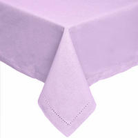 TISCHDECKE flieder 137/137 cm, 100% Baumwolle - Flieder, Textil (137/137cm) - Homescapes