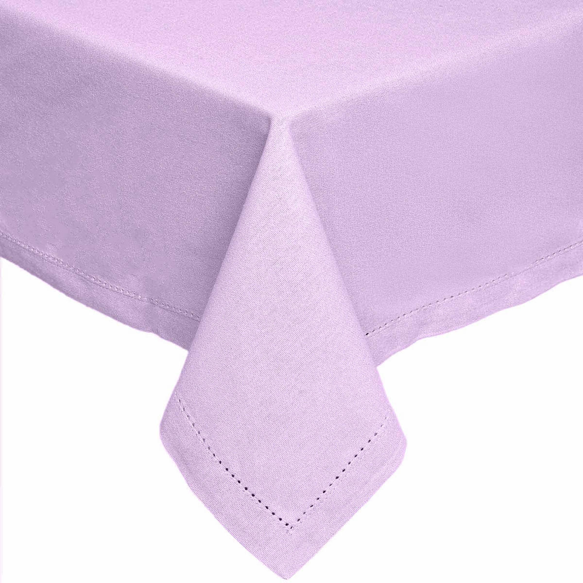 TISCHDECKE flieder 137/137 cm, 100% Baumwolle - Flieder, Textil (137/137cm) - Homescapes