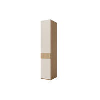 KLEIDERSCHRANK SUN 45/237/60 cm in Frühlingseiche/Macadamia mit 3 zusätzlichen Einlegeböden | Rechts - Eichefarben, Holzwerkstoff (58/237/45cm) - Deine Möbel 24