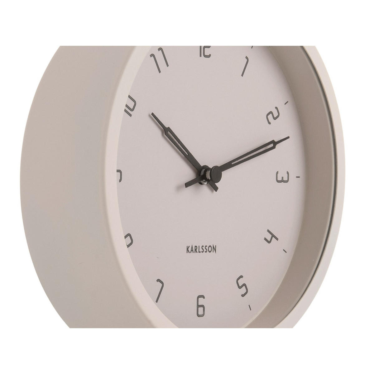 TISCHUHR Stark Grau 1.2/15/22.5 cm - Grau, Metall (15/22.5/1.2cm) - Karlsson