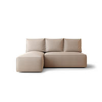 ECKSOFA mit Schlaffunktion SAVIO MINI Curio 15 Links - Beige, Textil (200/140cm) - Bedante