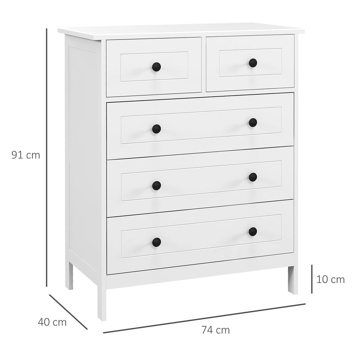 NACHTTISCH Weiß 1 Stück - Weiß, Kunststoff (74/91/40cm) - GiPP