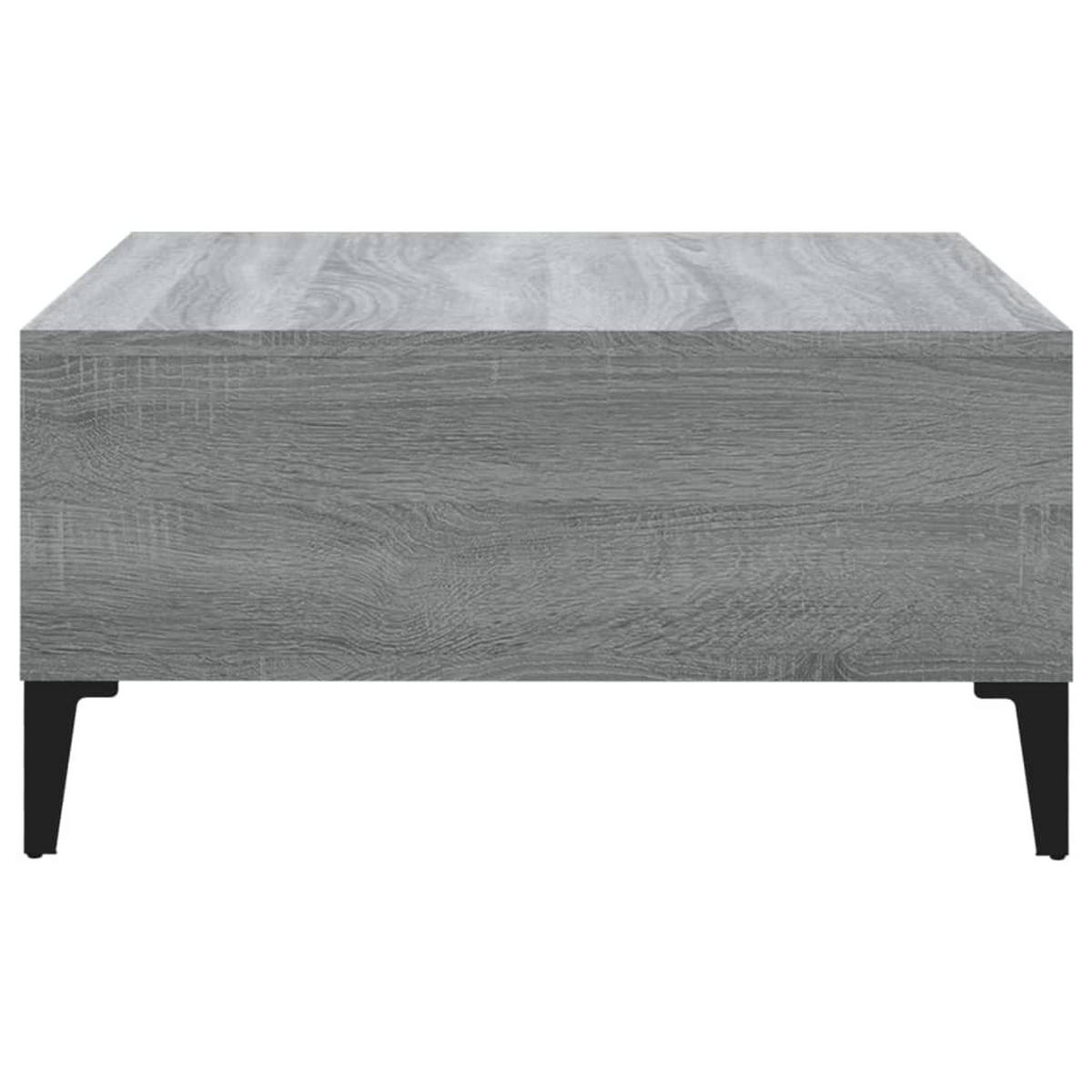 COUCHTISCH Grau Sonoma 60x60x30 cm Holzwerkstoff - Grau, Holzwerkstoff (60/60/30cm) - furnicato