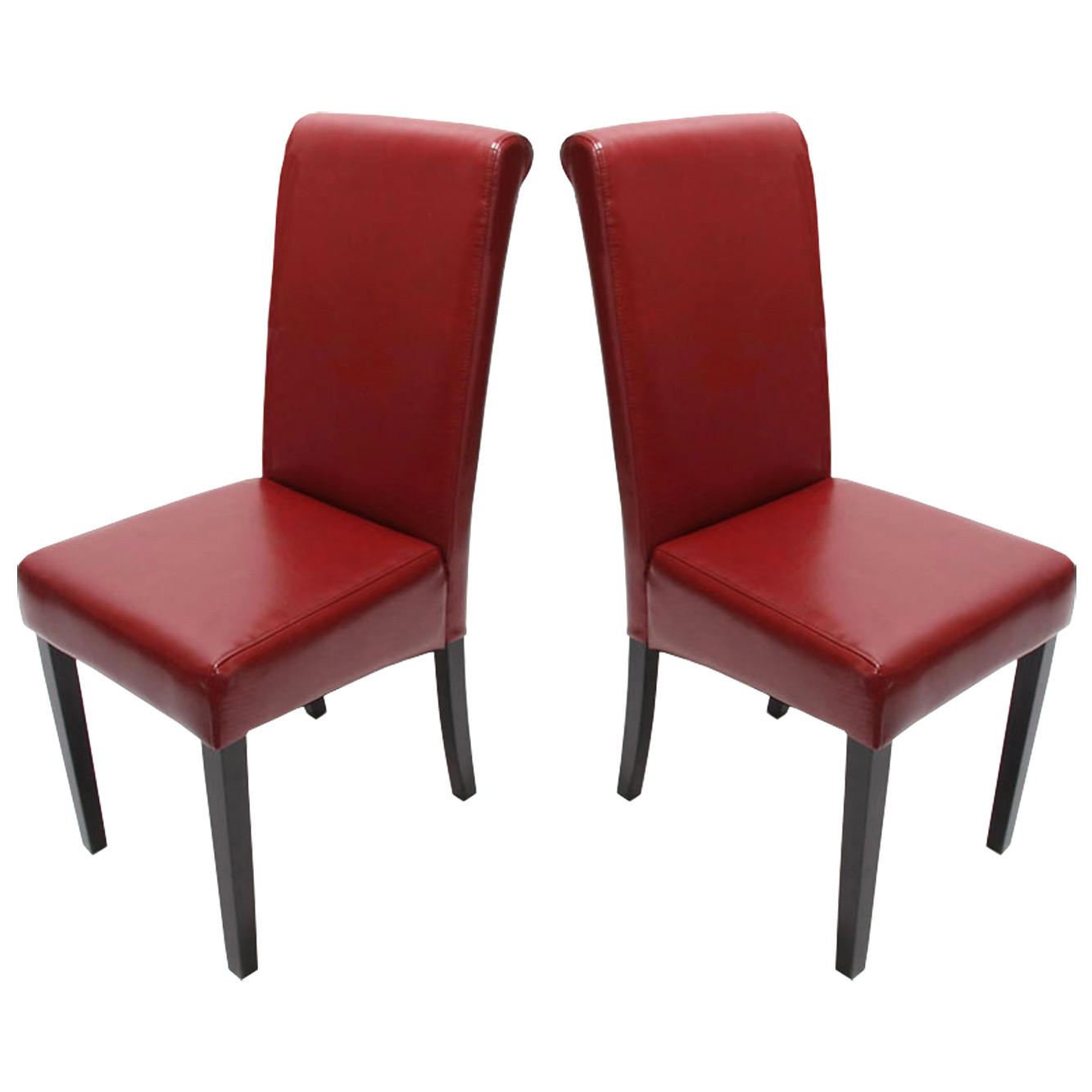 Chefgastro Esszimmerstuhl Rot 41x99x60 cm