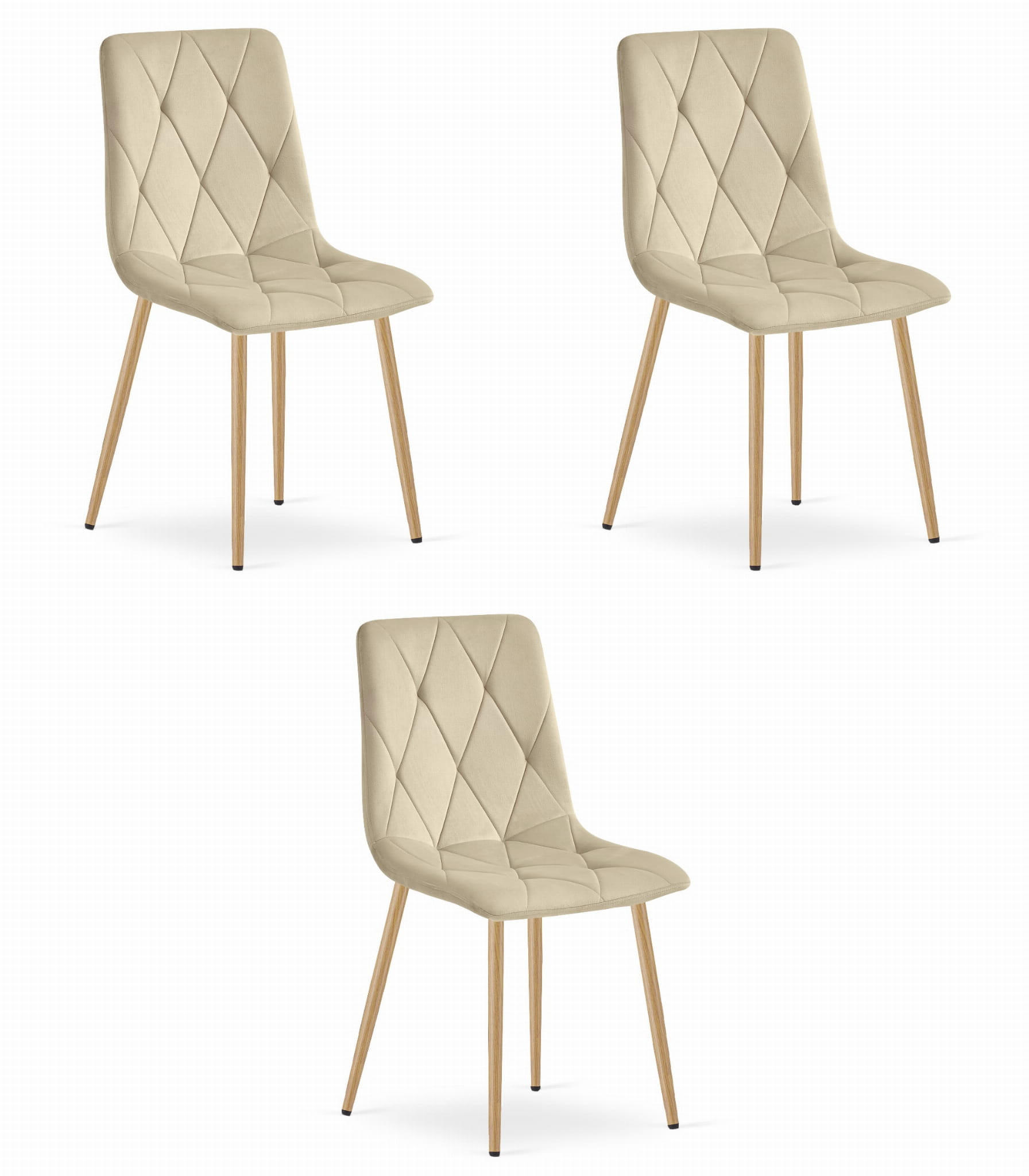 Valora Esszimmerstuhl Hellbraun 44.5x87x54.5 cm