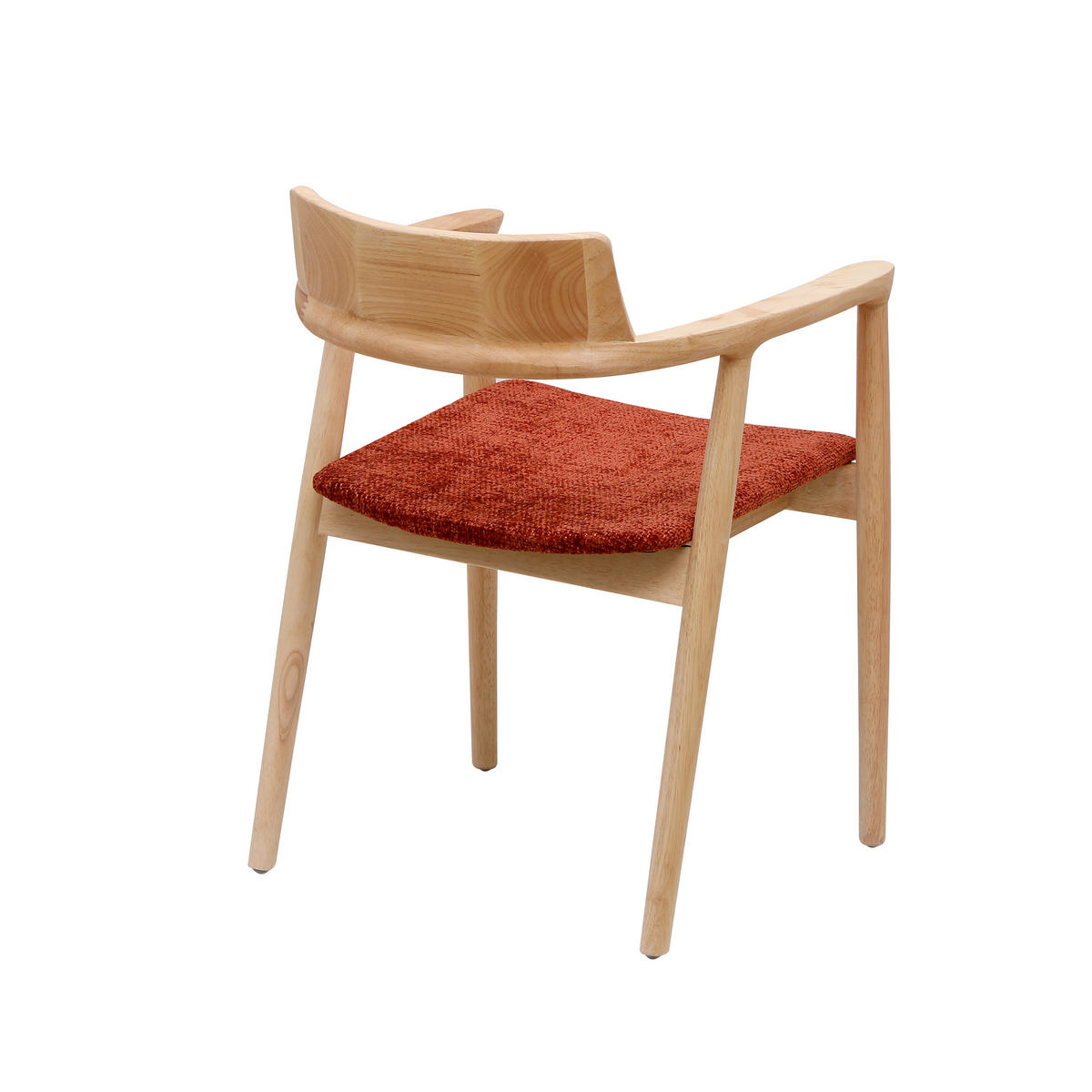 STUHL 2er-Set Holz Terrakotta - Rot, Holz (58/75/57.5cm) - Nordlys