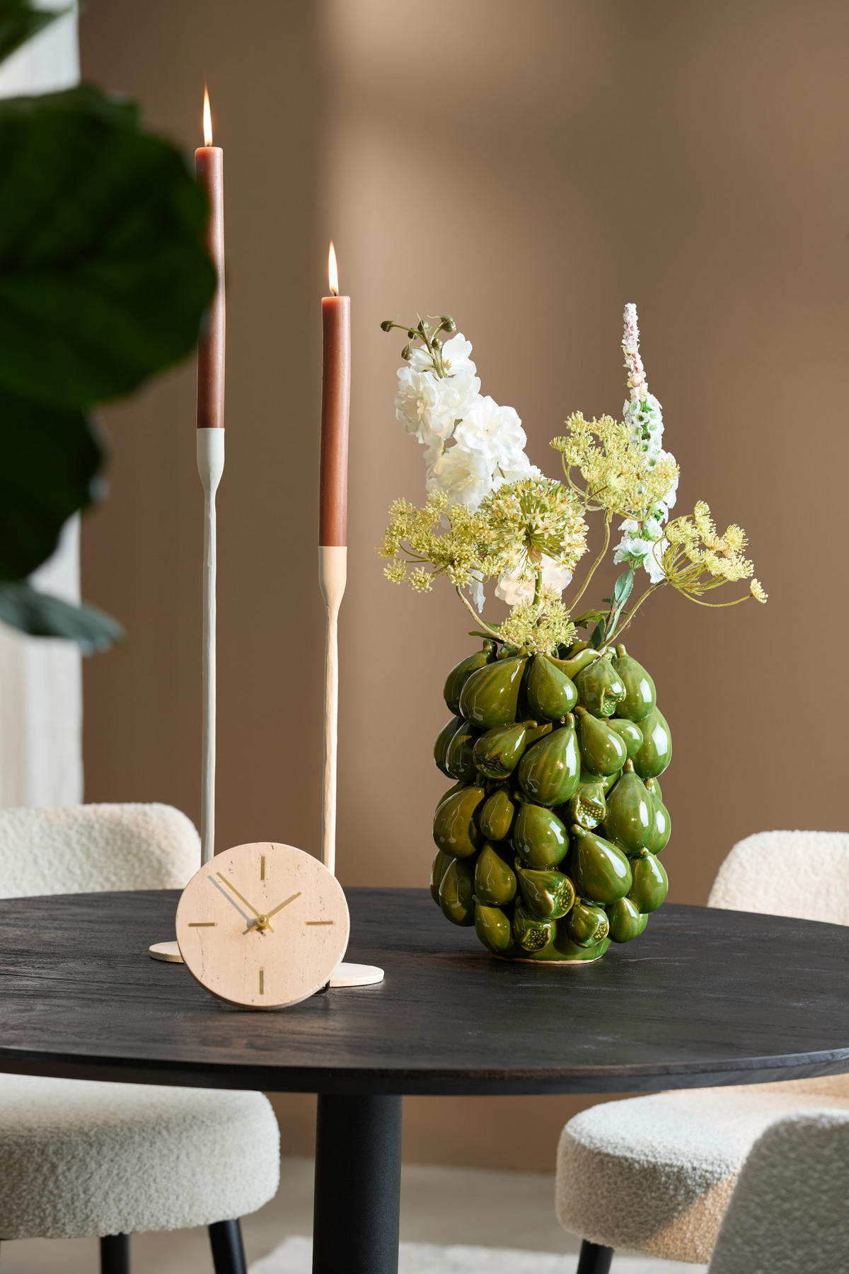 VASE Natalia Grün Ø23,5/32,5 cm - Grün, Keramik (32.5cm) - Light & Living