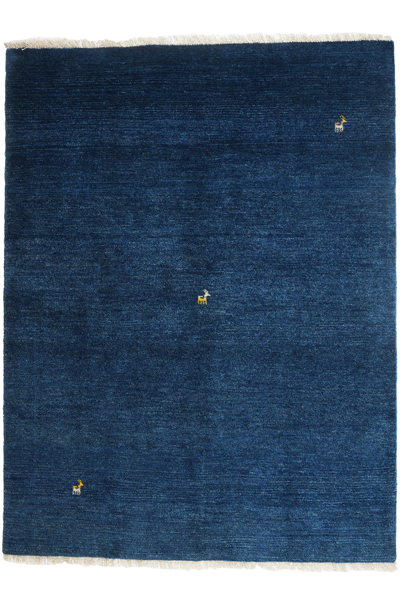 TEPPICH Gabbeh Blau 200/152 cm Schurwolle - Blau, Textil (152/200cm) - Looma