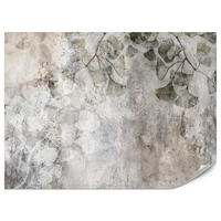 FOTOTAPETE für Büro Vintage Blätter Beton Abstrakt Grau Retro 500x350 - Beige/Grau, Papier (500/350cm) - Muralo