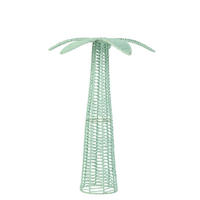 DEKO PALMENBAUM - Blau, Metall (16/62/16cm) - J-Line