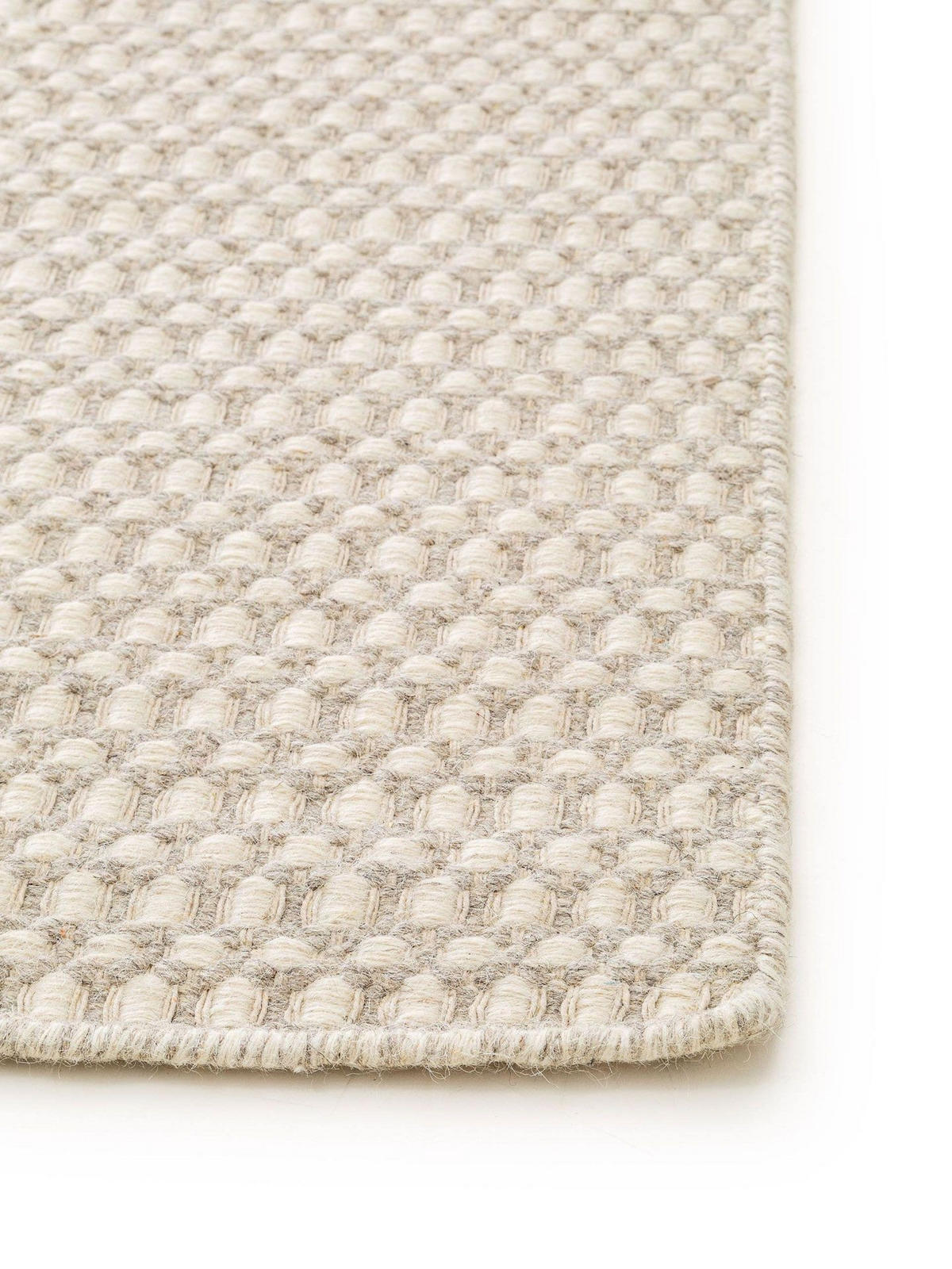 TEPPICH Wollteppich Hector Beige - Beige, Textil (300/1cm) - KUNSTLOFT