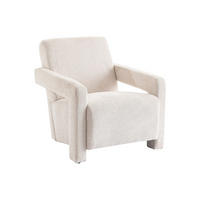 SESSEL - Strukturstoff - Beige - ISPARTA - Beige, Textil (65/71/83cm) - Vente-Unique