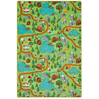KINDER SPIEL STRASSENTEPPICH - Hellbraun, Textil (80/160cm) - Snapstyle