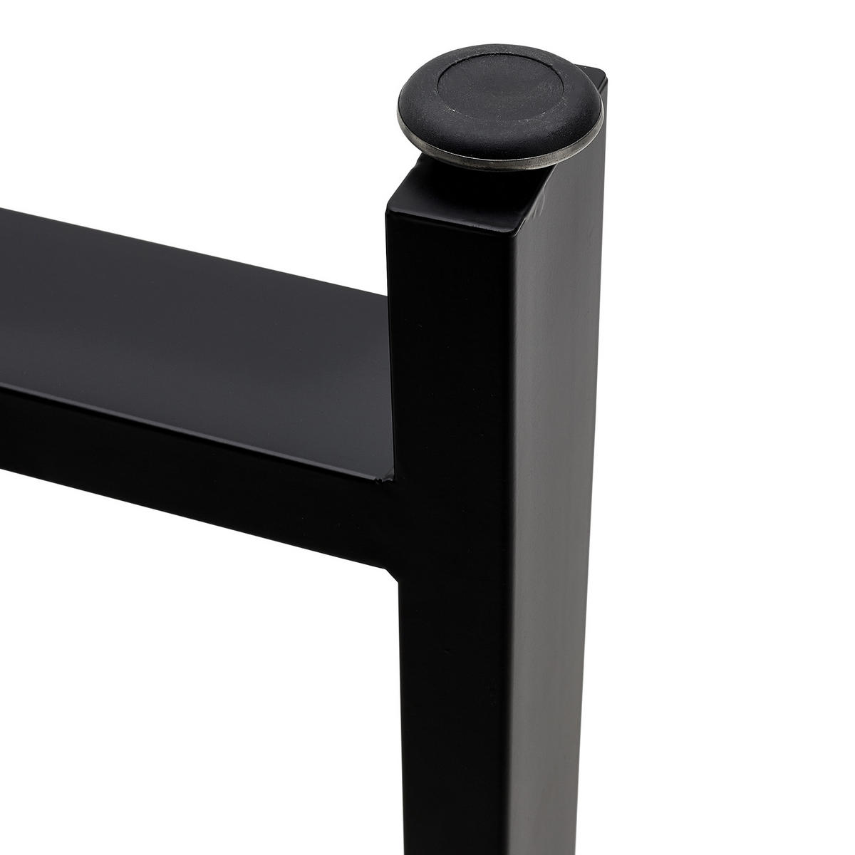 TISCHGESTELL-SET 2-TLG. Rechteckig Metall - Schwarz, Metall (35/40/7cm) - Livingandhome