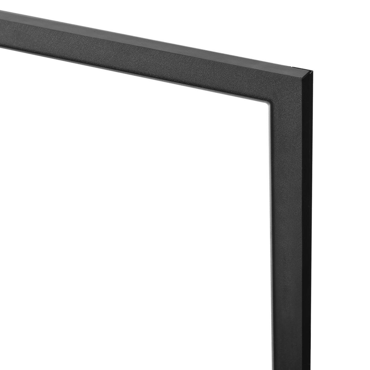 SCHMINKTISCH in Schwarz Frisiertisch mit Spiegel, Steckdosen, 3 Schubladen, Tablet-Halter, B100/T45/H105cm - Schwarz, Holzwerkstoff/Metall (100/105/45cm) - STILVORA
