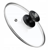 DECKEL mit Griff, 24 cm, 1 Stück - Transparent, Glas/Kunststoff (244cm) - KADAX