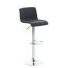 BARHOCKER BERLIN Dunkelgrau Stoff - Dunkelgrau, Textil/Metall (39/84/36cm) - DELUKE