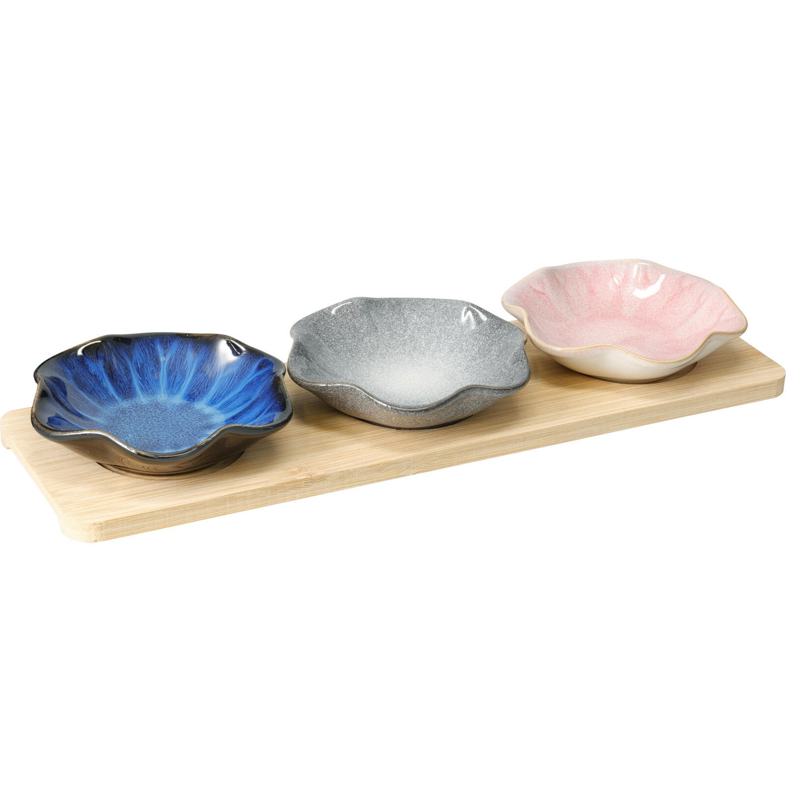 SERVIERSET Mehrfarben 32,5/10/3,1 cm - Multicolor, Keramik (3.1cm) - Excellent Houseware