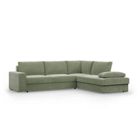 ECKSOFA MIT SCHLAFFUNKTION VELANO Grün - Grün, Textil (231/287cm) - Mebligo