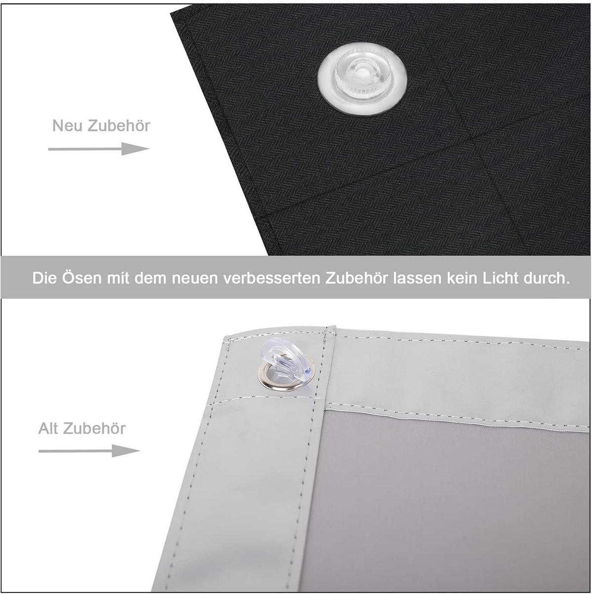 ROLLO für Fenster ohne Bohren 76 x 93 cm Schwarz - Schwarz, Kunststoff (76/93cm) - Woltu