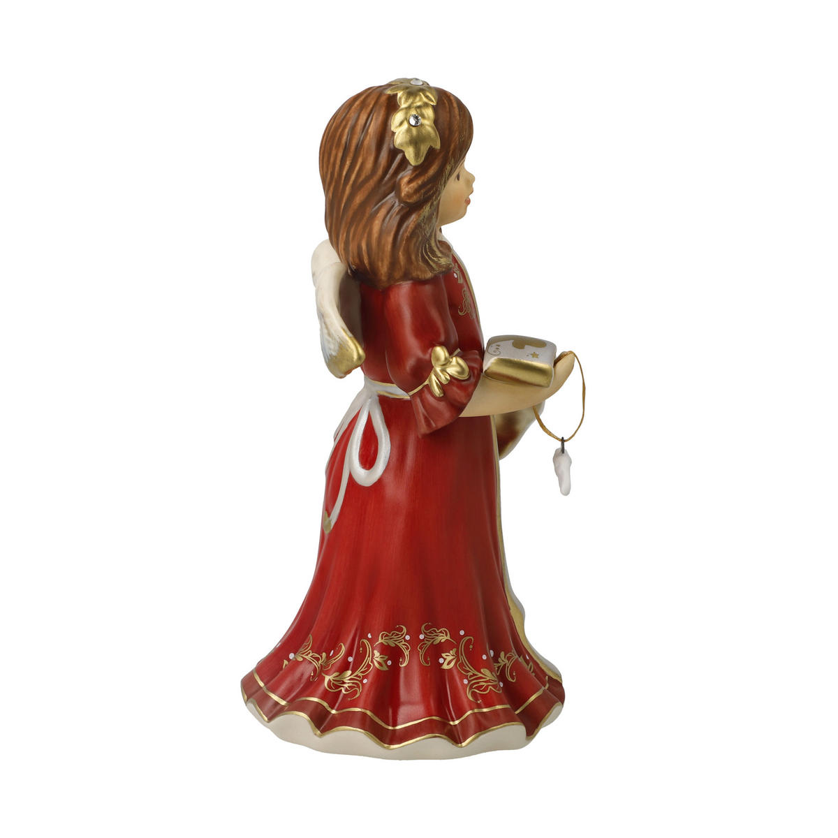 ENGELFIGUR Jahresengel 2025, Steingut, Rot, Jahresedition, 16 cm - Rot, Keramik (8/16/8.5cm) - Goebel