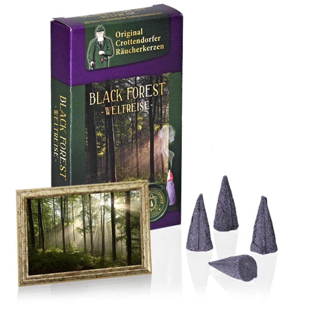 RÄUCHERKERZEN Weltreise Black Forest 20er Packung - Multicolor, Holz (0.1/1/0.1cm) - Crottendorfer
