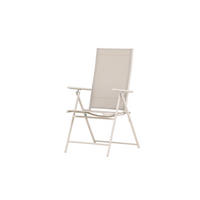 RELAXSESSEL LEVANZO Beige 56x59x108 cm - Beige, Metall (56/108/59cm) - FURNLUX