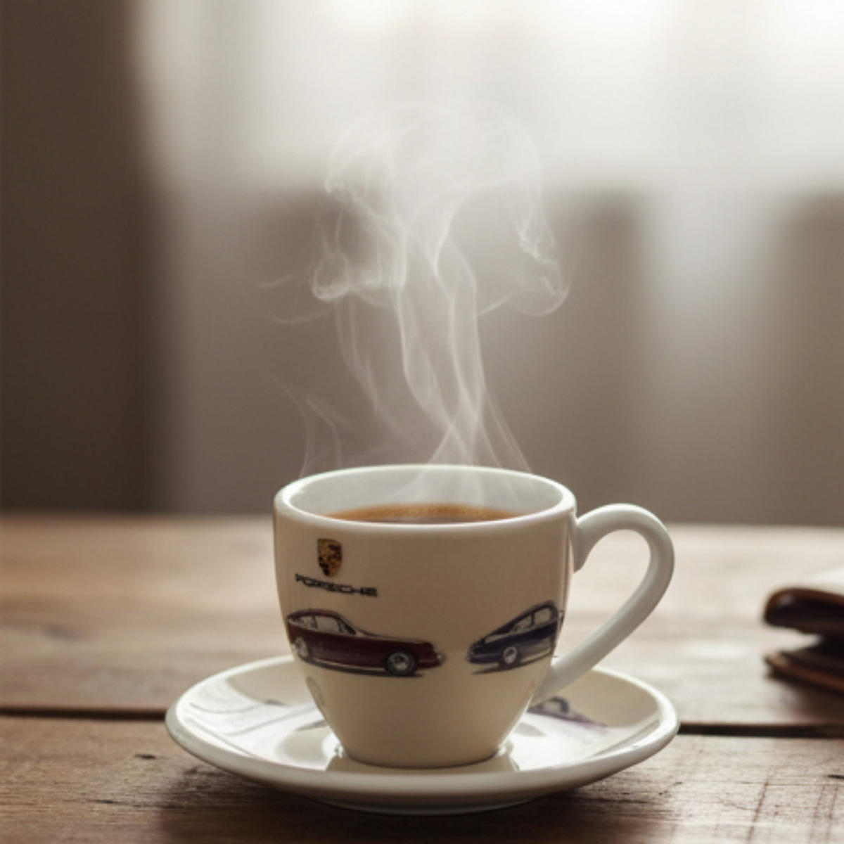 ESPRESSOTASSE 1963 Porzellan Set mit Untertasse - Creme/Weiß, Keramik (0.08L) - Porsche