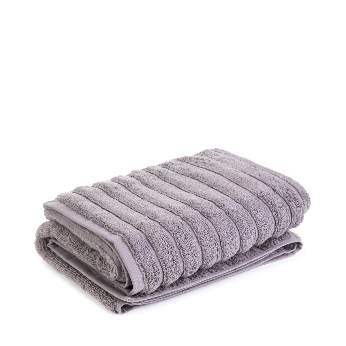 BADETUCH Astri grau 70/130 cm - Grau, Textil (70/130cm) - Homla