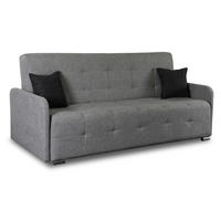 SCHLAFSOFA ARIA Schlaffunktion Zweisitzer Grau - Grau, Holz/Textil (205/94/100cm) - makarowski meble