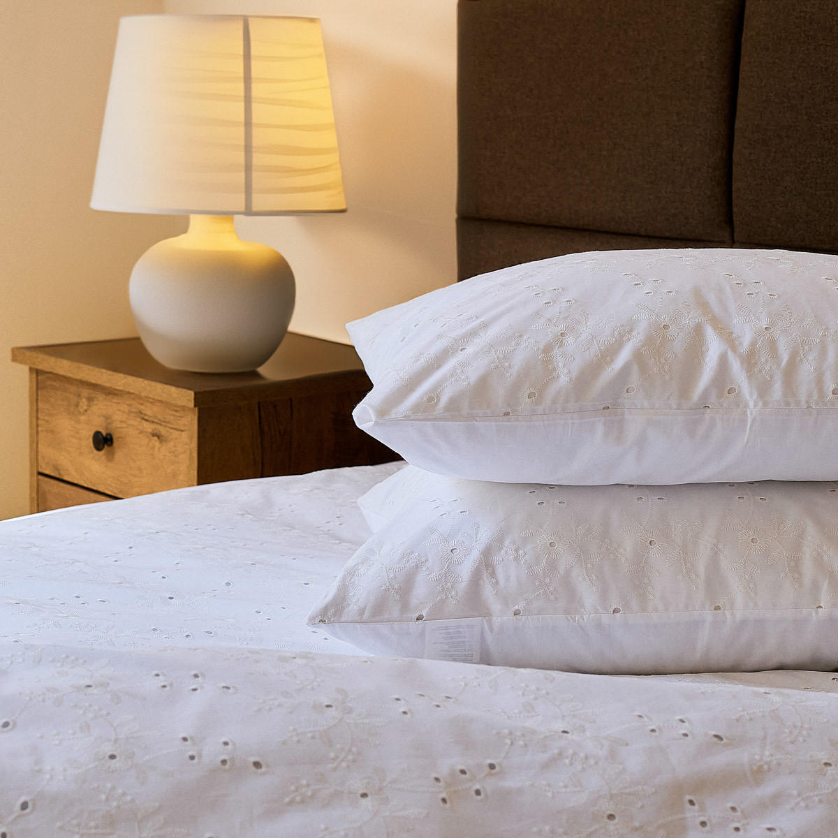 BETTWÄSCHE Lilith weiß 220/200 cm - Weiß, Textil (220/200cm) - Homla