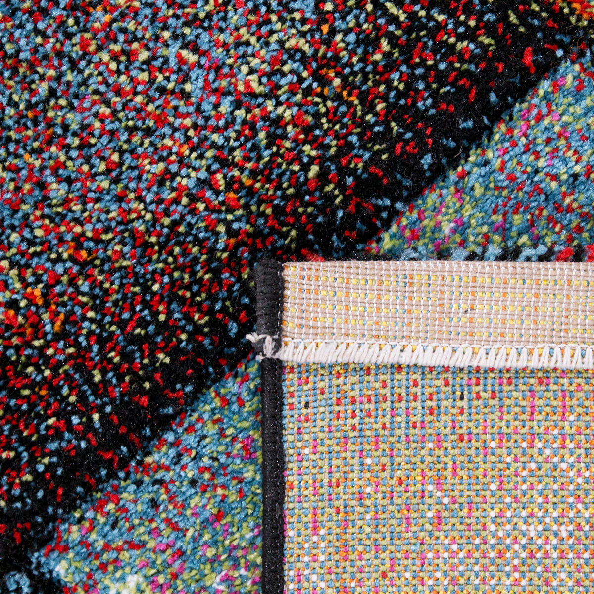 KURZFLORTEPPICH 80/300 cm Smaragd 753 - Multicolor, Textil (80/300cm) - Paco Home