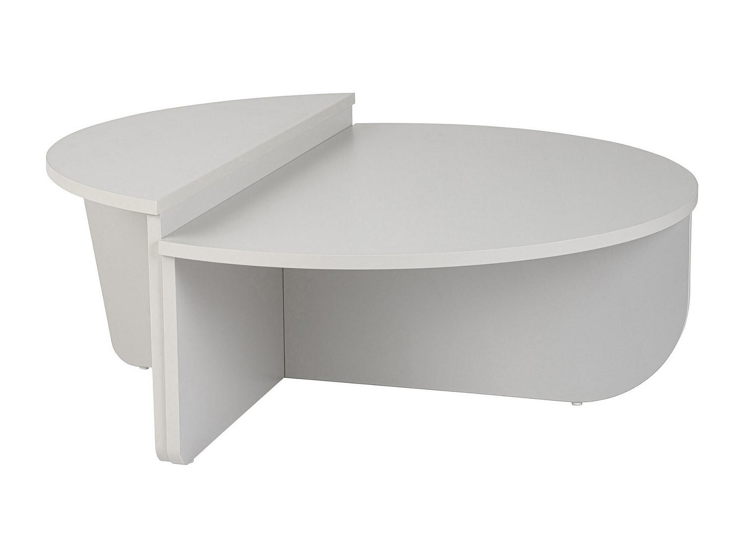COUCHTISCH - 90 x 60 - holz - weiß Aloeva - Weiß, Holz (60/90/30cm) - Vente-Unique