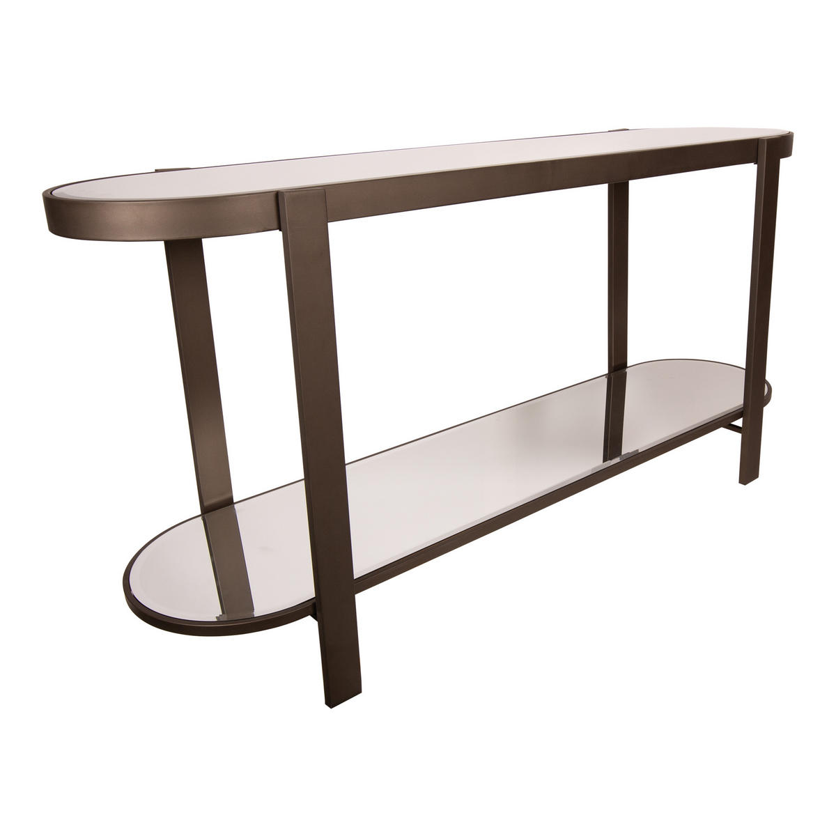 BEISTELLTISCH Yozan Braun 160/44/80cm - Braun, Metall (160/44/80cm) - PTMD Collection