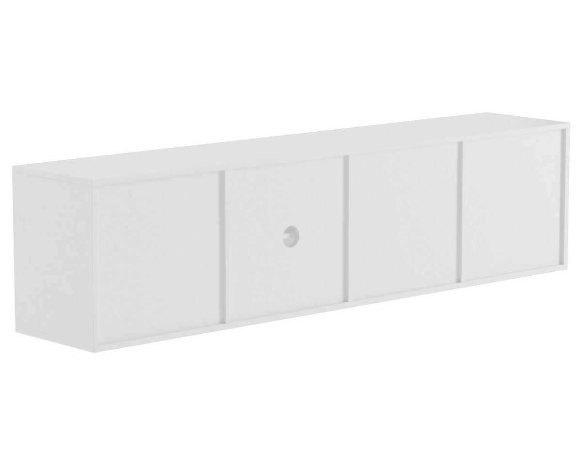 TV-SCHRANK in 180/45/35 cm - Weiß, Holzwerkstoff (180/45/35cm) - HOMAVO