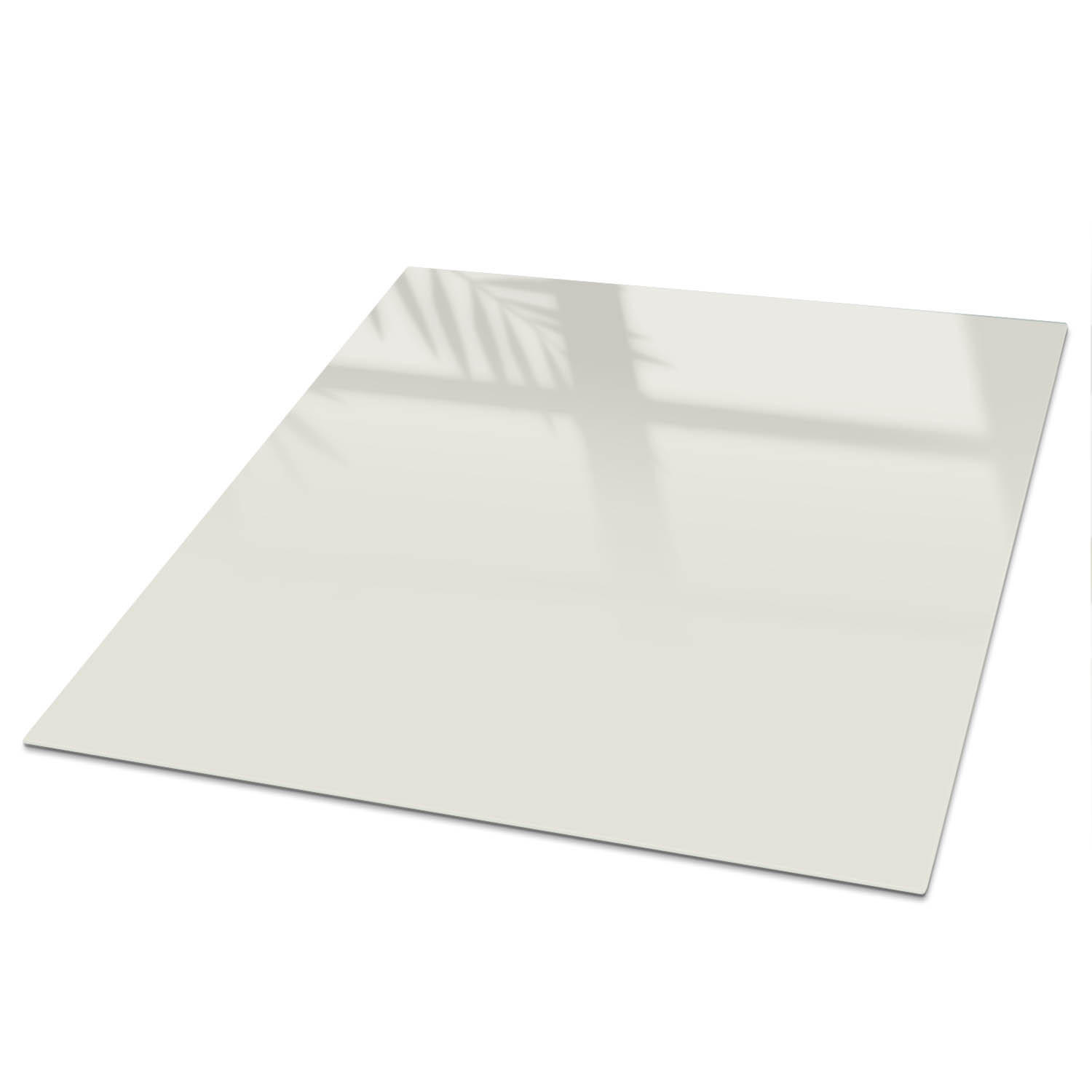 TISCHPLATTE 50x50 cm – Heller Stein - Beige, Glas (50/50/0.4cm) - Wallfluent