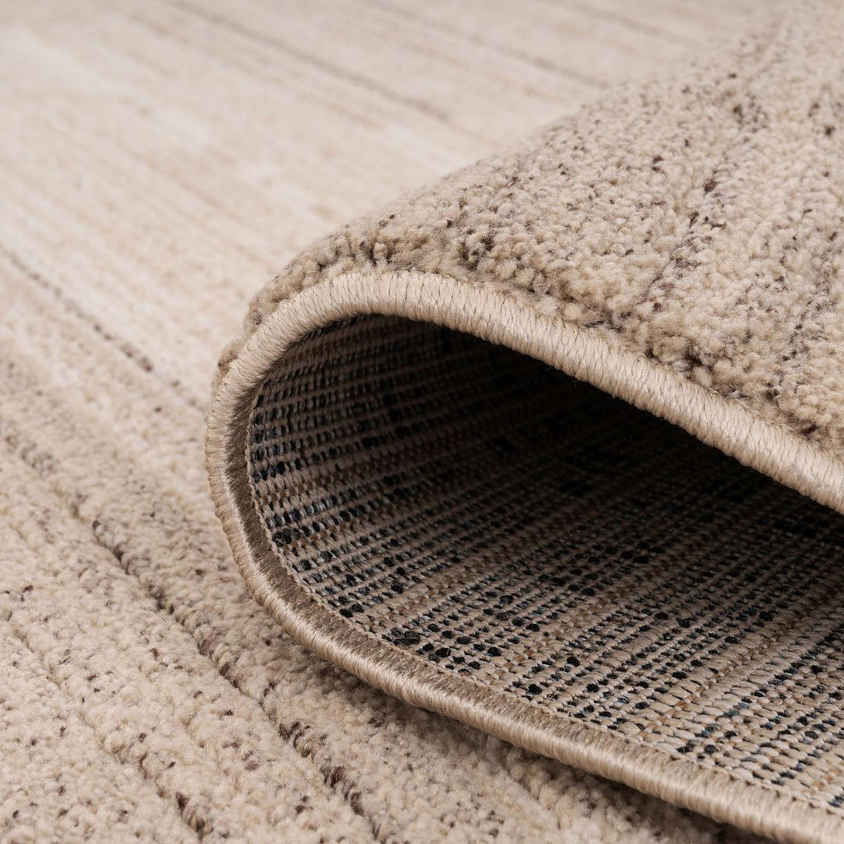 VINTAGE-TEPPICH Ikaro Felix Beige - Beige, Textil (119/170cm) - Kukoon Rugs