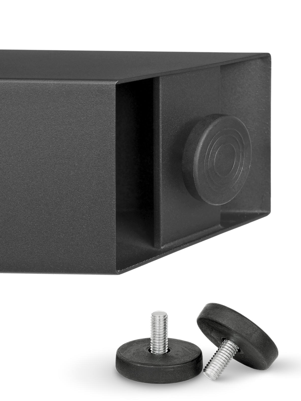 TISCHGESTELL Hora Spider Mittelfuß - Schwarz, Metall (75/72/150cm) - holz4home®