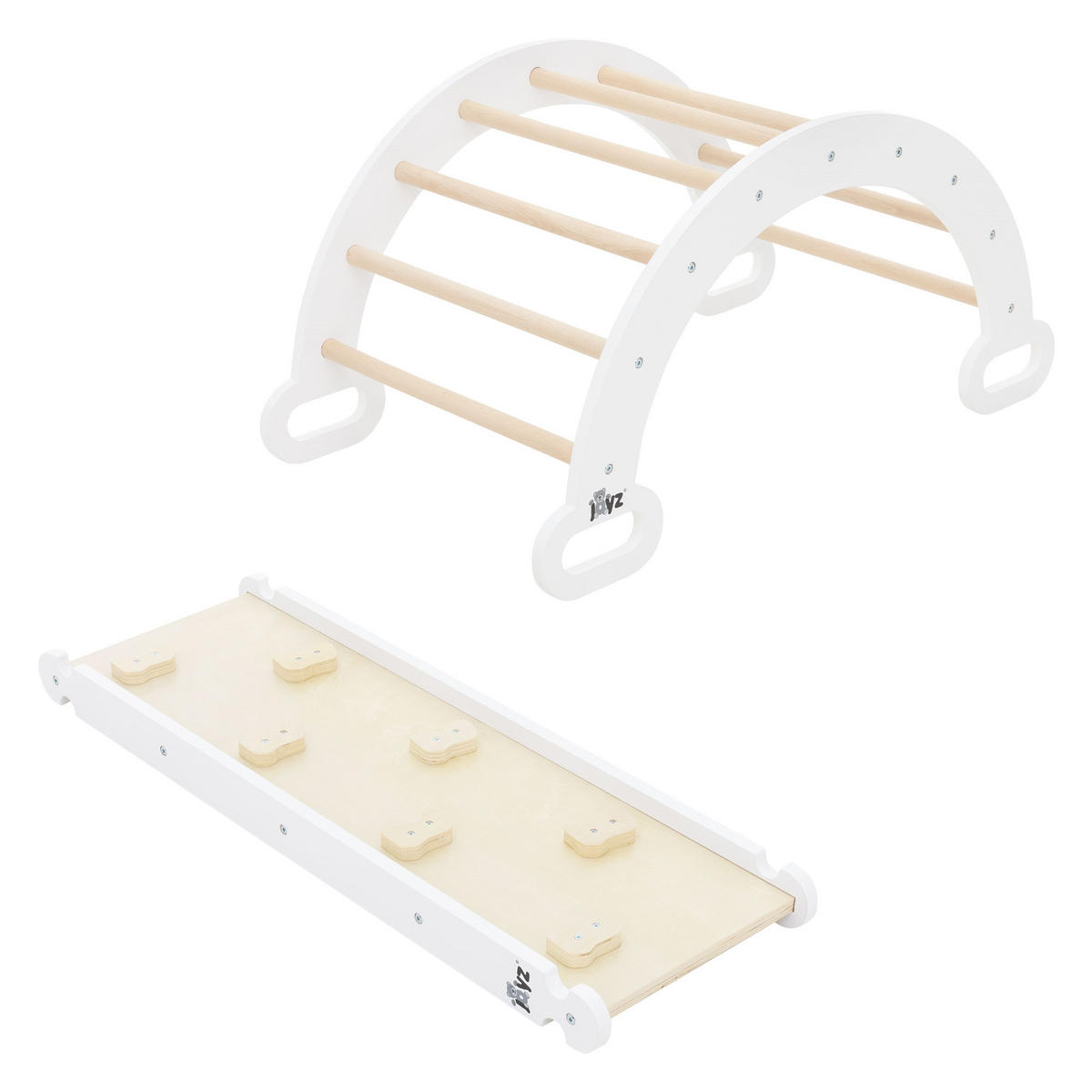 KLETTERBOGEN Set - Braun, Holz (52/45.5/94cm) - Joyz