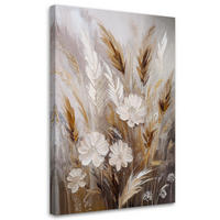 WANDBILD naturwiesenpflanzen - Beige, Textil (40/60cm) - Feeby