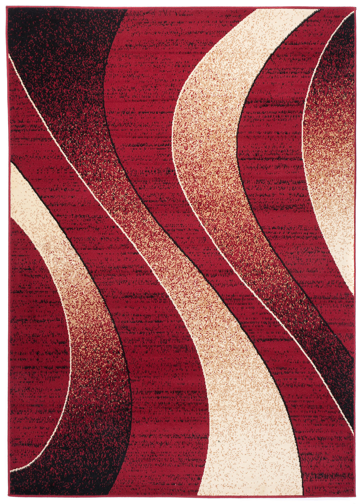 TEPPICH DREAM Rot 130/190 cm - Rot/Creme, Textil (130/190cm) - Tapiso
