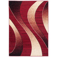 TEPPICH DREAM Rot 130/190 cm - Rot/Creme, Textil (130/190cm) - Tapiso
