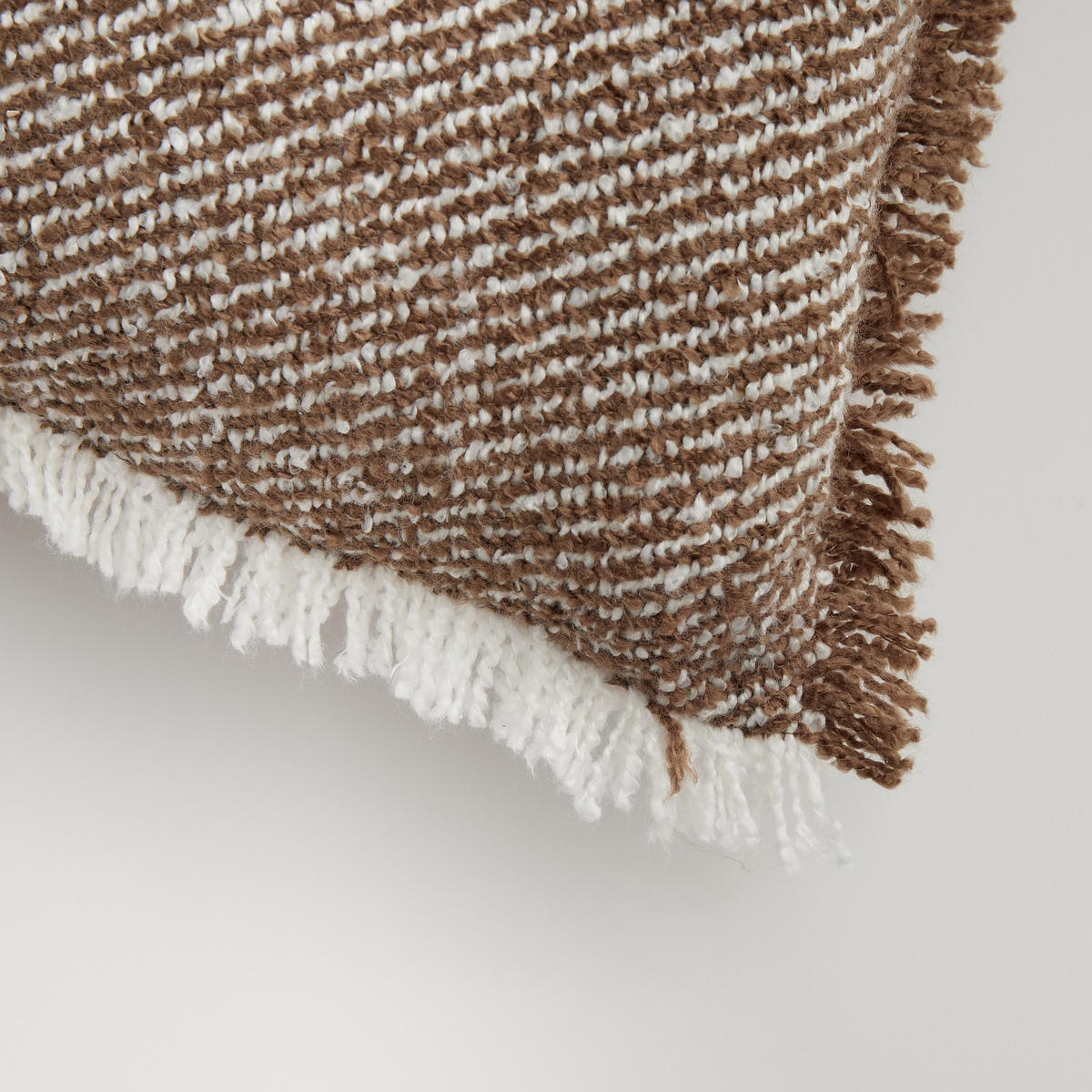 KISSENBEZUG Roiz - Dunkelbraun, Textil (45/45cm) - home&you