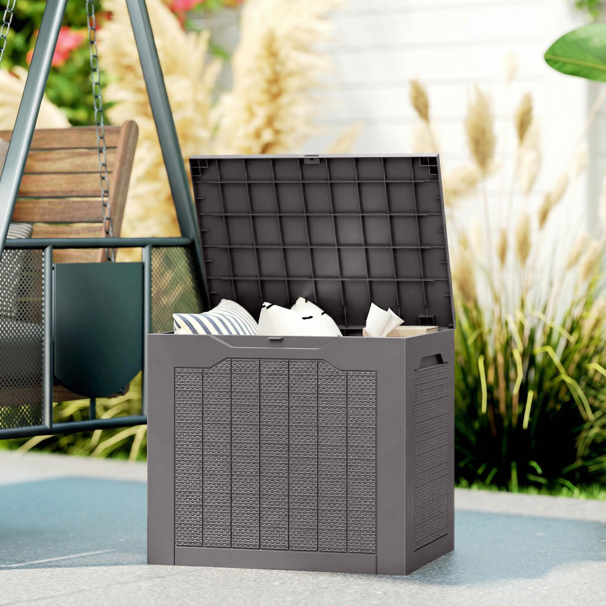 KISSENBOX DE-18682 Braun - Braun, Kunststoff (41/50/56cm) - ComfortXL